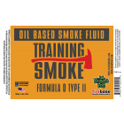 TrainingSmoke - Formula O Type 2 Oil Based Smoke Fluid - Label
